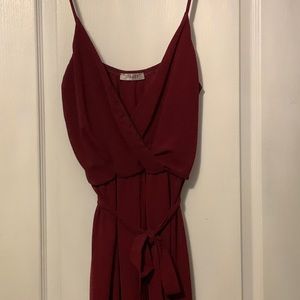 Burgundy Jumper/Romper